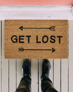 Doormat - "Get Lost" Arrow