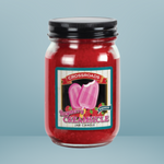 Candle Jar Raspberry Creamsicle