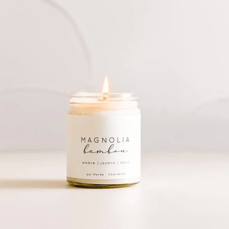 scented candle jar magnolia and bamboo magnolitas