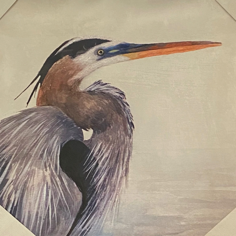 Heron - Painting on Canvas