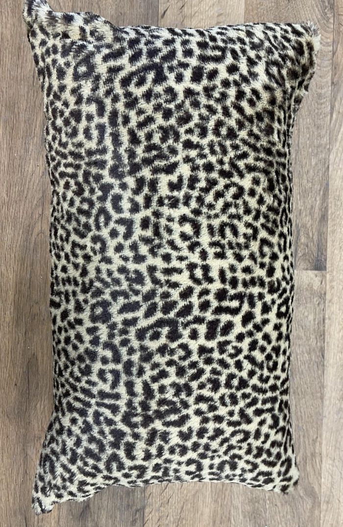 Handmade Cushion - Leopard & Khaki