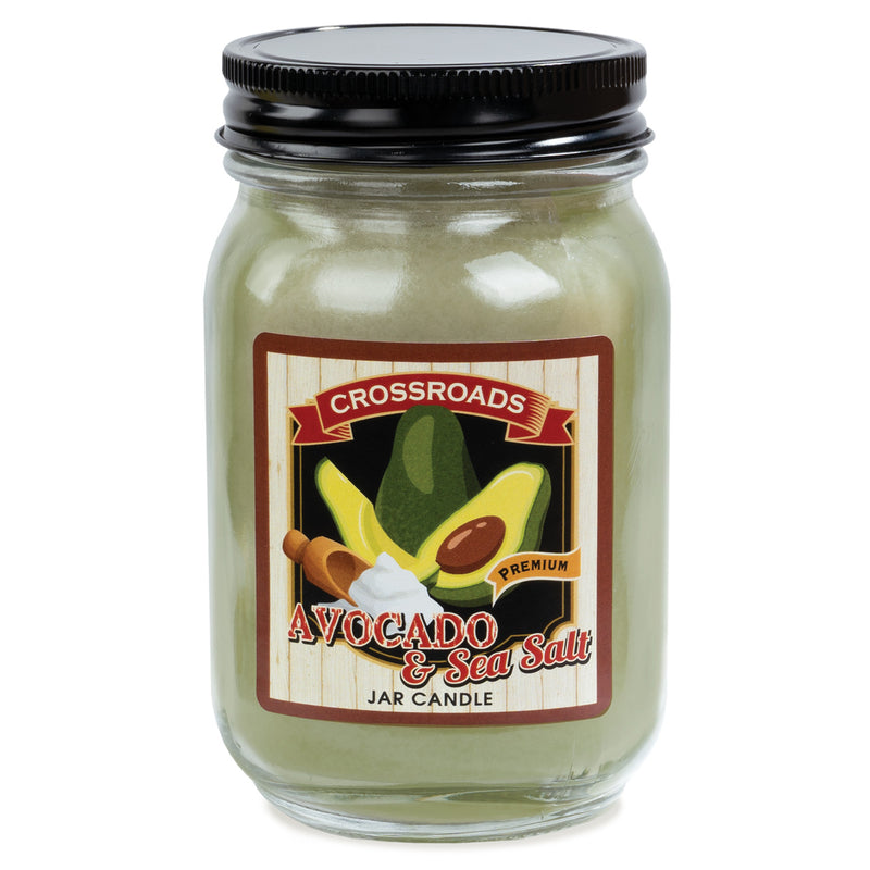Candle Jar -  Avocado & Sea Salt